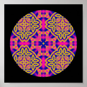 Póster A40 mandala celta Poster.2