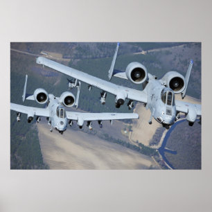 Poster A-10 Aeronave Thunderbolt II