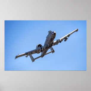 Poster A-10 Aeronave Thunderbolt II