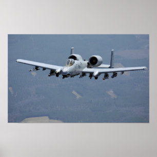 Poster A-10 Aeronave Thunderbolt II