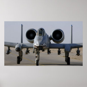 Poster A-10 Aeronave Thunderbolt II