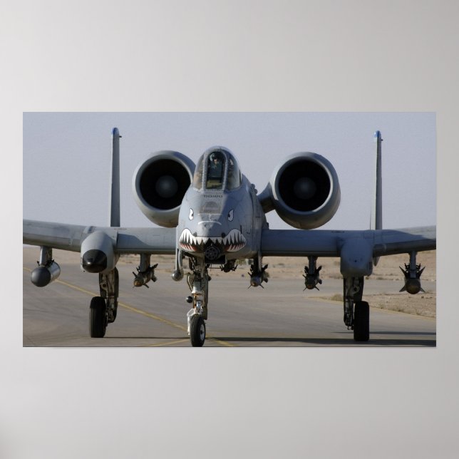 Poster A-10 Aeronave Thunderbolt II (Frente)