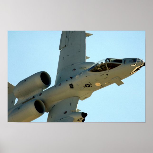 Poster A-10 Aeronave Thunderbolt II (Frente)