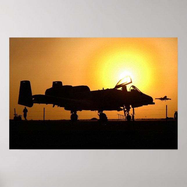 Poster A-10 Aeronave Thunderbolt II (Frente)