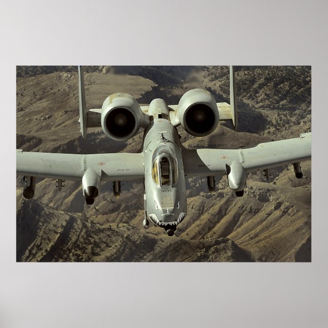 Poster A-10 Aeronave Thunderbolt II (Frente)