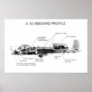 Póster A-10 raio II