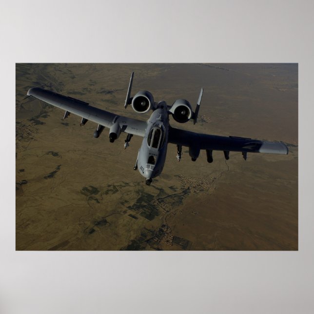 Poster A-10 Thunderbolt II (Frente)