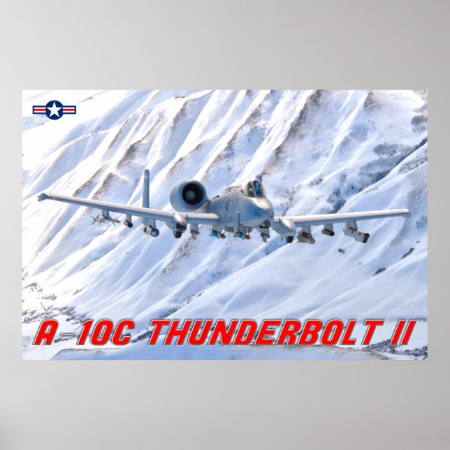 Poster A-10C THunderBOLT II (Frente)
