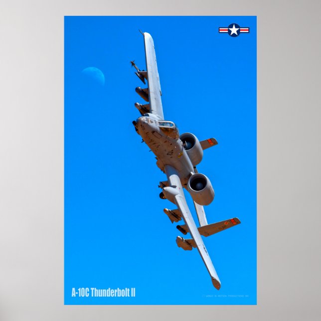 Poster A-10C THunderBOLT II (Frente)