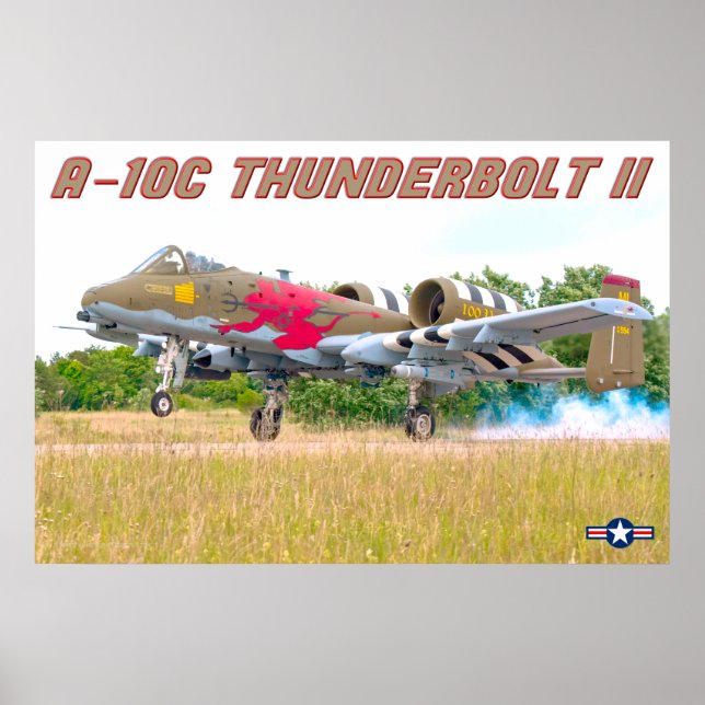 Poster A-10C THunderBOLT II (Frente)