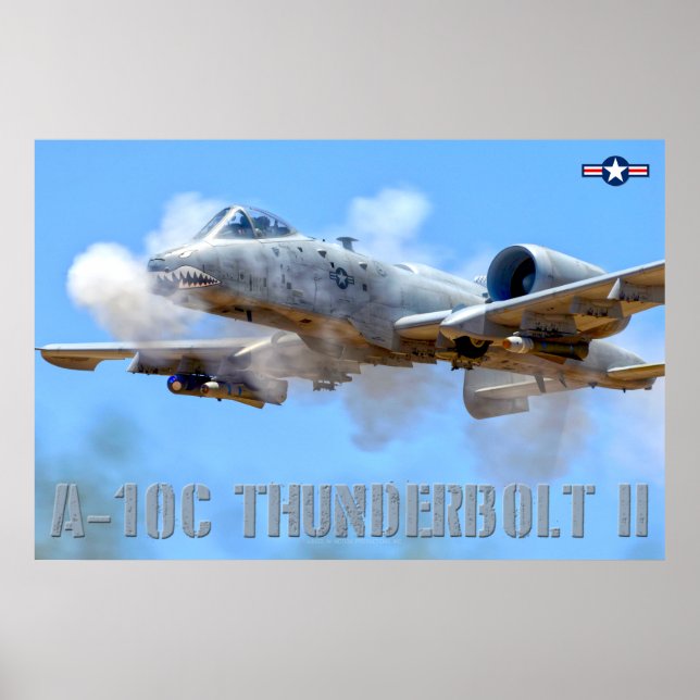 Poster A-10C THunderBOLT II (Frente)