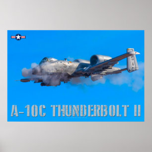 Poster A-10C THunderBOLT II