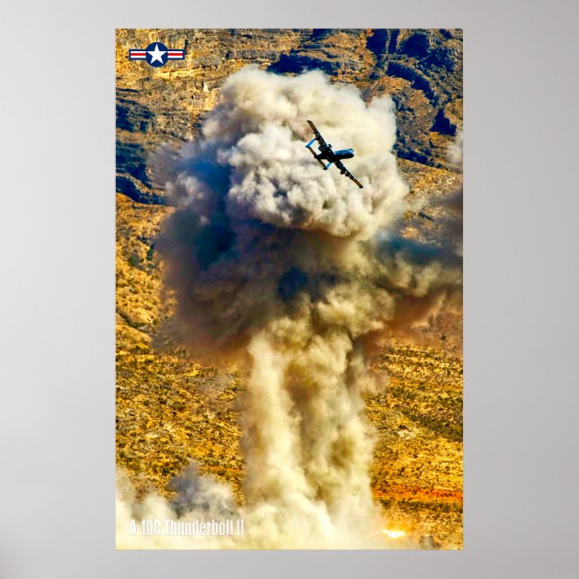 Poster A-10C THunderBOLT II (Frente)