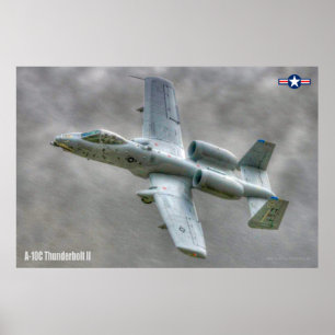 Poster A-10C THunderBOLT II