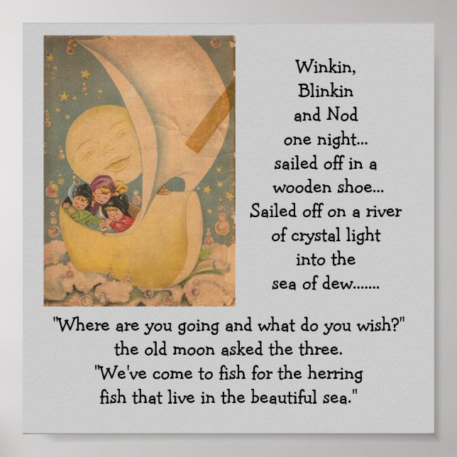 Póster a-5 piscar, piscar e acenar (Frente)