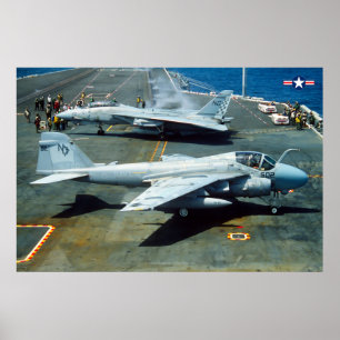 Poster A-6E INTRUSDER e F-14 TOMCAT