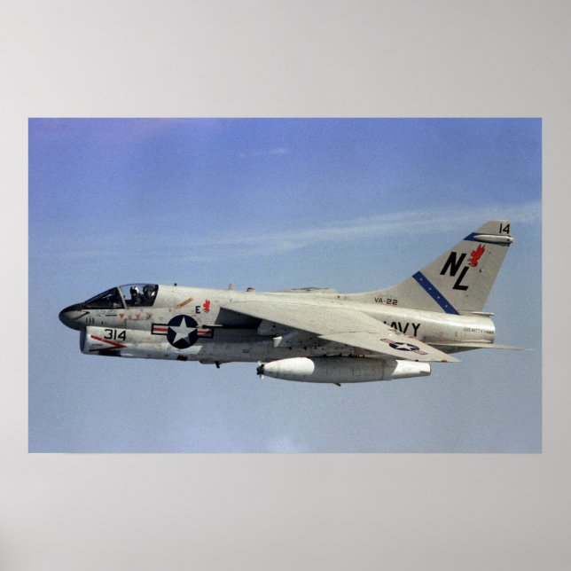Póster A-7 Corsair II (Frente)