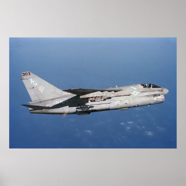 Poster A-7 Corsair II (Frente)