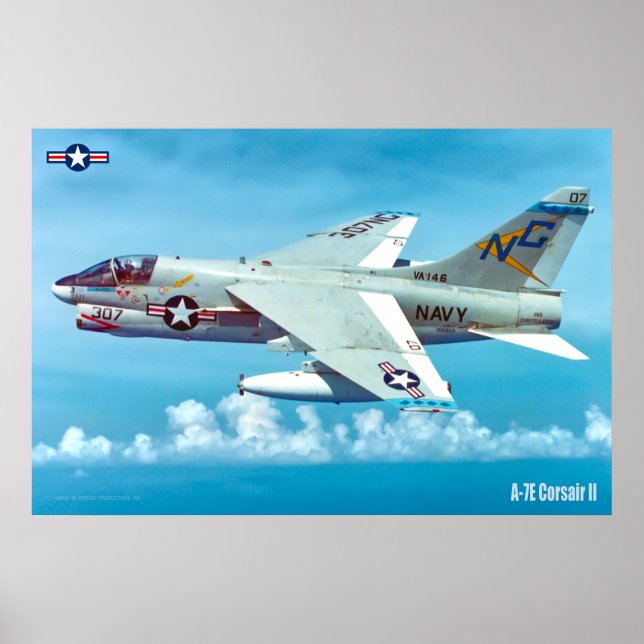 POSTER A-7E CORSAIR II (Frente)