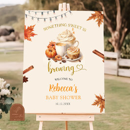 Poster A Abóbora do Queda está a criar sinal de boas-vind