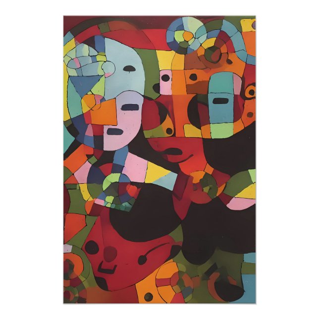 Póster A Abstratura Prática - Ken Gage Art (Frente)