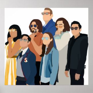 Poster A Academia dos Guarda-chuvas