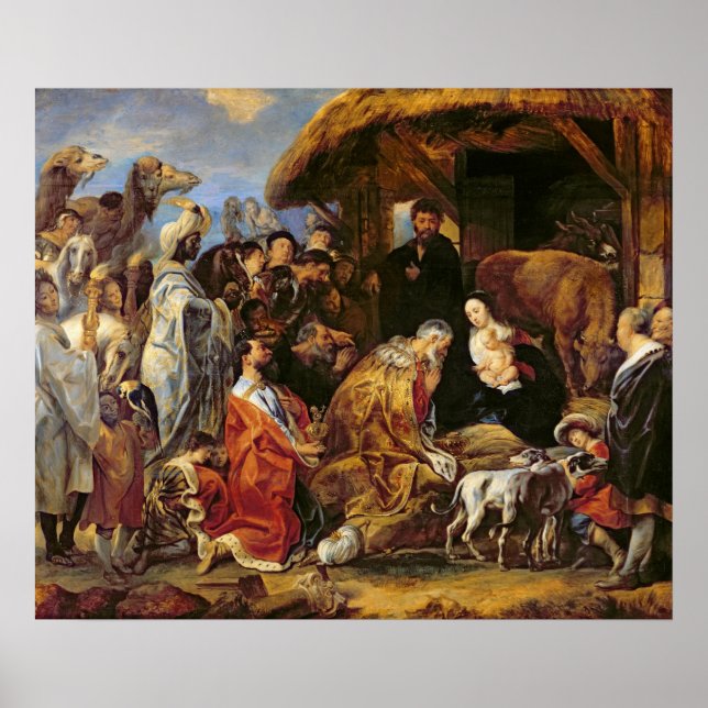 Póster A Adoração do Magi (Frente)