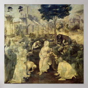 Póster A Adoração do Magi, 1481-2