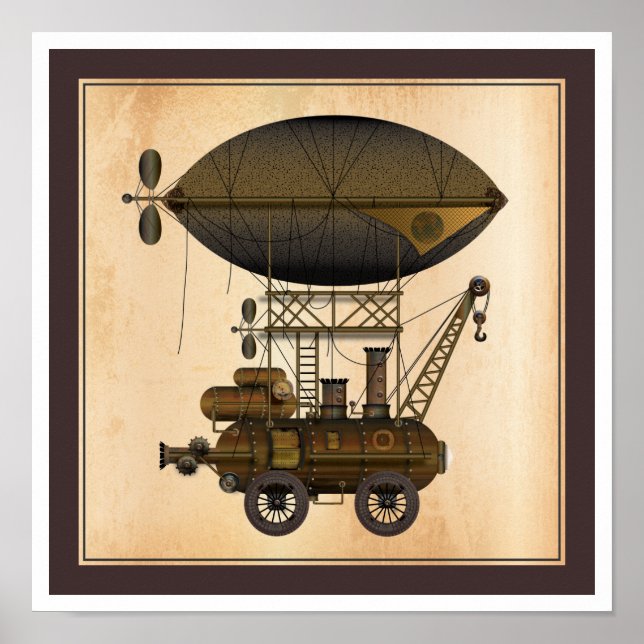 Póster A Aeronave Douglas Industrial Flying Machine (Frente)