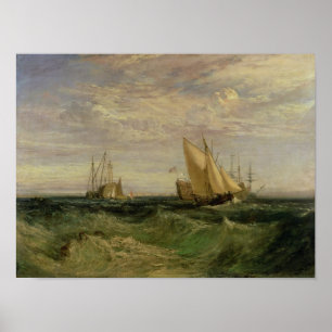 Póster A afluência da Tamisa e do Medway