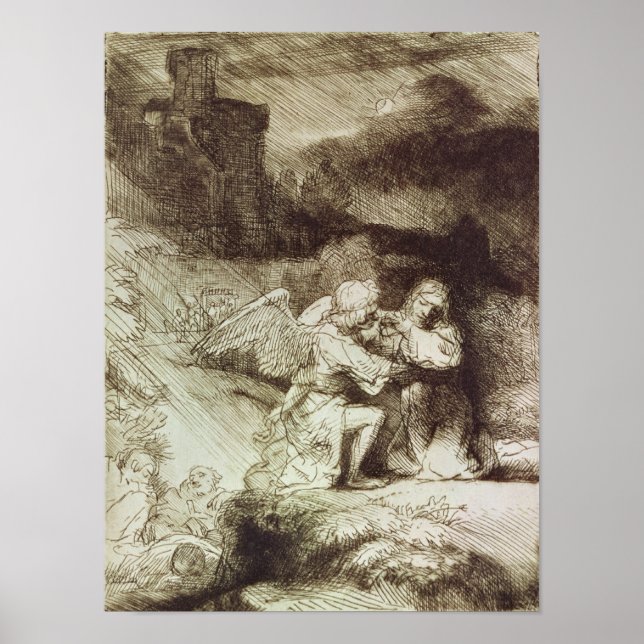 Póster A Agonia no Jardim (Frente)