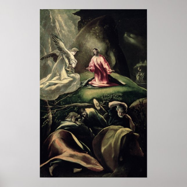 Póster A Agonia no Jardim (Frente)