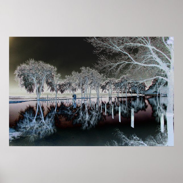 Póster A Água Funciona Profundamente (Frente)