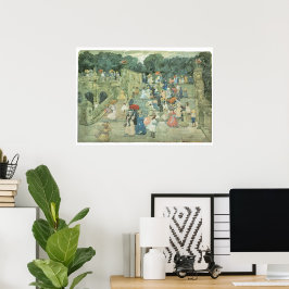 Póster A Alameda, Central Park por Maurice Prendergast