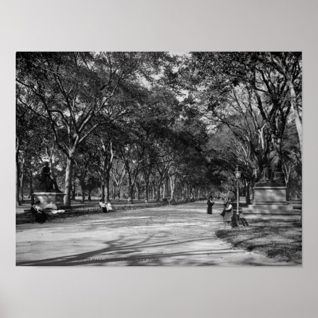 Póster A Alameda no Central Park em Nova Iorque (Frente)