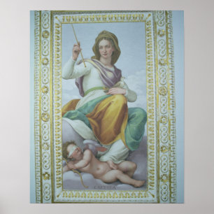 Póster A alegoria da castidade (fresco)