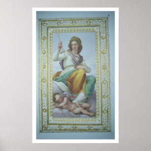 Poster A alegoria da castidade (fresco)