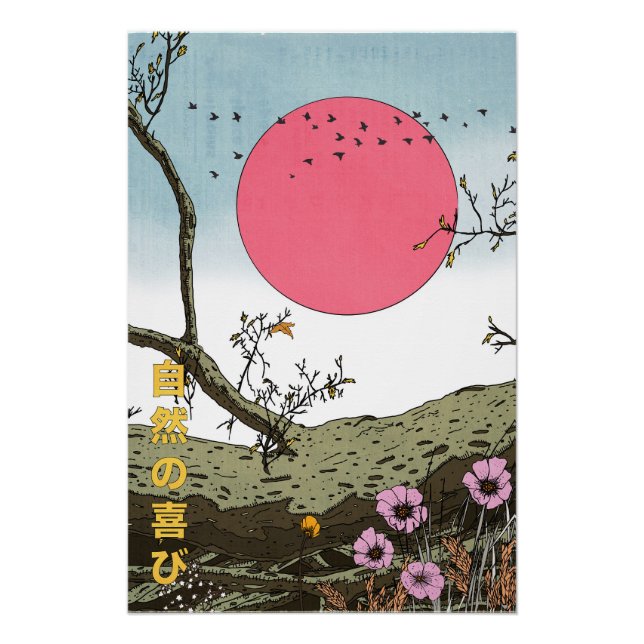 Póster A Alegria Da Natureza (Frente)