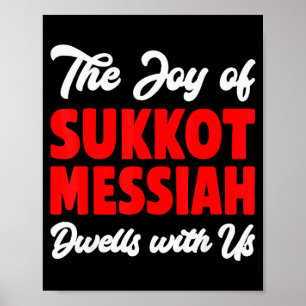 Poster A Alegria do Sukkot Messias Mora Conosco Ho Judaic