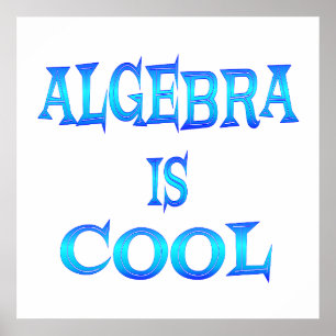 Poster A álgebra é legal - começando em $11,80