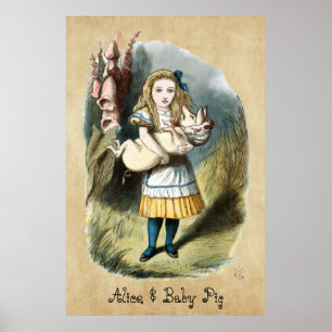 Poster A Alice para Bebés, Leitãozinho no País das Maravi