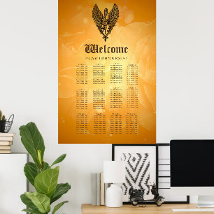 Poster A alma da melodia, uma clave ouro com asas.