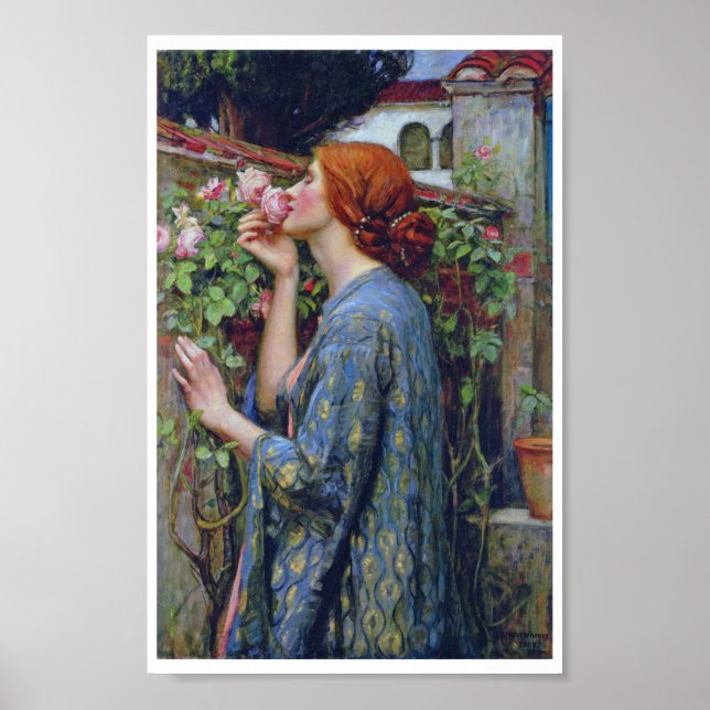 Poster A Alma do Rosa, John William Waterhouse (Frente)