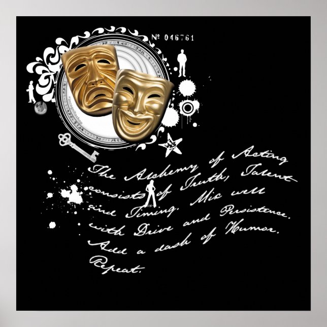 Póster A Alquimia da Atuação (Frente)