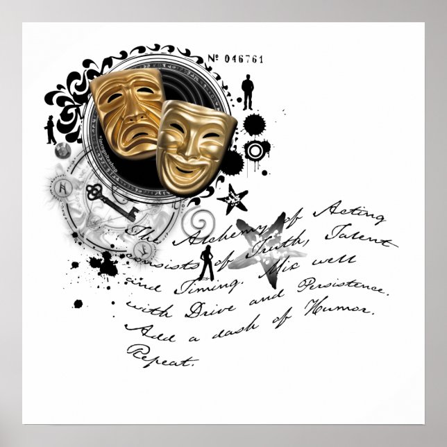 Poster A Alquimia da Atuação (Frente)