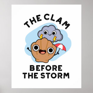 Poster A Amarra Antes Da Tempestade Que O Clima Caiu