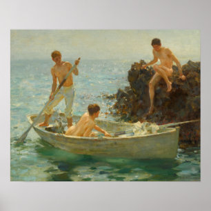 Póster A angra de banho