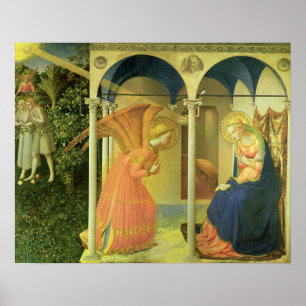 Poster A Anunciação do Prado por Fra Angelico