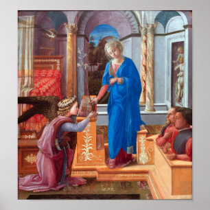 Poster A Anunciação, Filippo Lippi, 1440