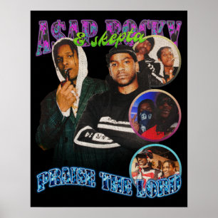 Poster A$AP Rocky, A$AP Rocky Praise The Lord